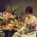 Goblen - Vanzatoarea de flori