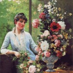 Goblen - Pregatirea aranjamentului floral