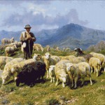 Goblen - Pastor in muntii Pirinei