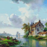Goblen - Peisaj olandez 1890