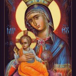 Goblen - Fecioara Maria cu Pruncul Iisus