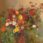Goblen - Buchet de flori
