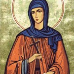 Goblen - Sfanta Teodora de la Sihla