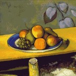 Goblen - Natura statica cu fructe