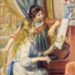 Goblen - Doua fete la pian