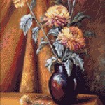 Goblen - Crizanteme aramii