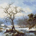Goblen - Peisaj de iarnă (3)