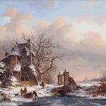 Goblen - Peisaj de iarnă (4)