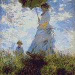 Goblen - Doamna cu umbrela de soare