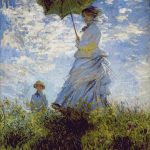 Goblen - Doamna cu umbrela de soare