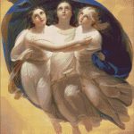 Goblen - Trei îngeri contempland