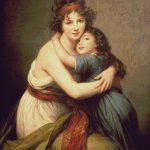 Goblen - Autoportret cu fiica ei