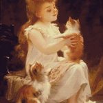 Goblen - Fetiţa cu pisici (2)
