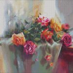 Goblen - Trandafiri diafani