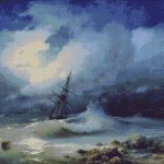Goblen - Furtuna pe mare