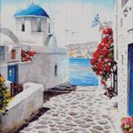 Goblen - Peisaj Grecia 1