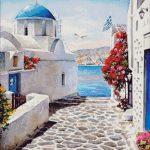 Goblen - Peisaj Grecia 1