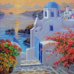 Goblen - Peisaj Grecia 2