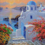 Goblen - Peisaj Grecia 2