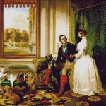 Goblen - Regina Victoria si printul Albert