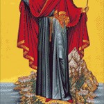Goblen - Maica Domnului pe Muntele Athos