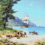 Goblen - Nava Gorgona al lui Henry Morgan in Pacific