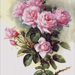 Goblen - Trandafiri şi bondari