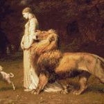 Goblen - Una şi leul