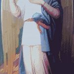 Goblen - Icoana Sfantului Arhanghel Gavriil de la Icoana