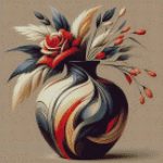Goblen - Flori colorate