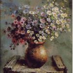 Goblen - Margarete in vas de lut